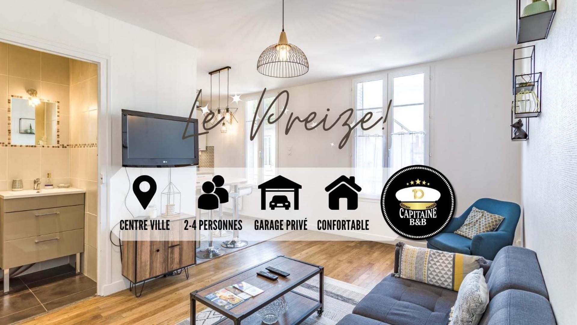 Appartement "Le Preize" - Centre Ville - Garage Prive Troyes Zewnętrze zdjęcie
